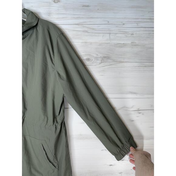 Old Navy Jacket Womens Large Green Active Nylon Lifestyle Sprucelee Windbreaker - Picture 3 of 11